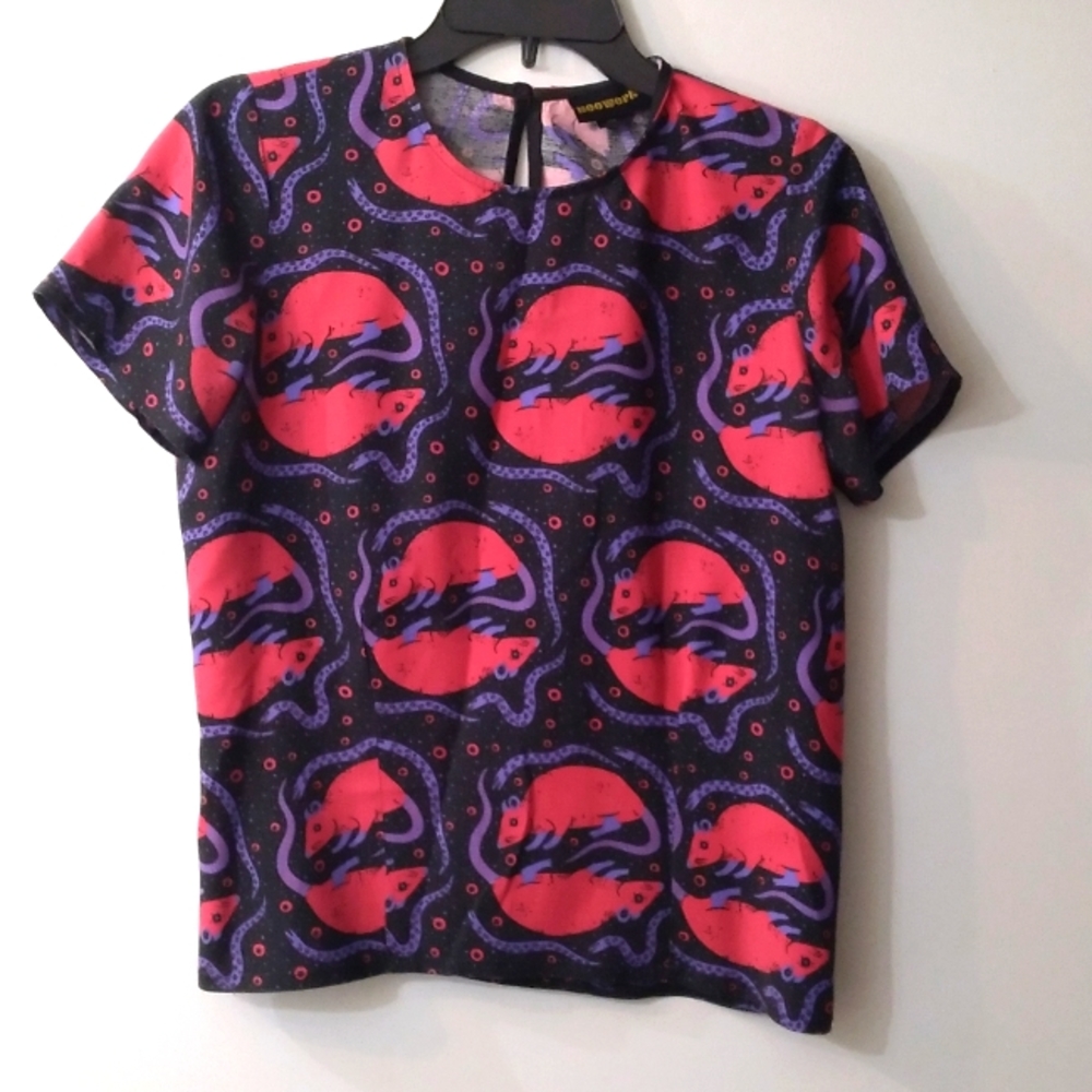 Nooworks Boxy Rats Snakes Top Small